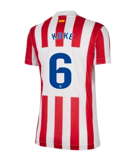Billige Fotballdrakt Atletico Madrid Koke #6 Replika Hjemmedrakt Dame 2025-26 Kortermet Billige Fotballdrakt Atletico Madrid Koke #6 Replika Hjemmedrakt Dame 2025-26 Kortermet